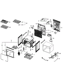 Main Assy parts for Samsung Range NE597N0PBSR/AA-01 from AppliancePartsPros.com