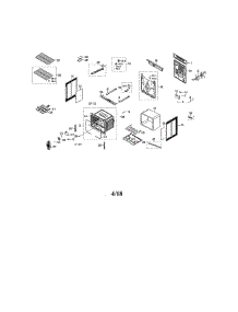 Main Unit parts for Samsung Range NE59N6630SG/AA-00 from AppliancePartsPros.com