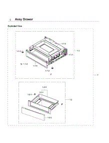 Drawer parts for Samsung Range NE59J7630SB/AA-02 from AppliancePartsPros.com