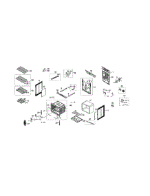 Main Unit parts for Samsung Range NE59N6650SG/AA-00 from AppliancePartsPros.com