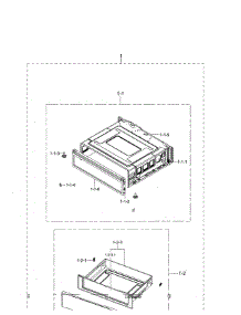 Drawer parts for Samsung Range NE595R0ABSR/AA-01 from AppliancePartsPros.com