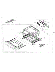 Drawer parts for Samsung Range FX710BGS/XAA-03 from AppliancePartsPros.com