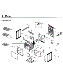 Main Asy parts for Samsung Range NE59J7630SG/AA-02 from AppliancePartsPros.com