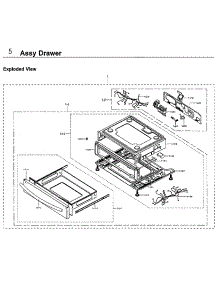 Drawer parts for Samsung Range NX58H9500WS/AA-01 from AppliancePartsPros.com