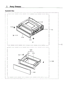 Drawer parts for Samsung Range NE59M4320SS/AA-00 from AppliancePartsPros.com