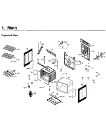 Main Assy parts for Samsung Range NE59M4320SS/AA-00 from AppliancePartsPros.com