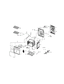 Main Asy parts for Samsung Range NE59J3420SW/AA-02 from AppliancePartsPros.com