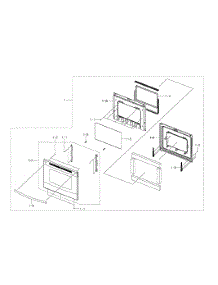 Door Parts parts for Samsung Range NE594R0ABSR/AA-00 from AppliancePartsPros.com