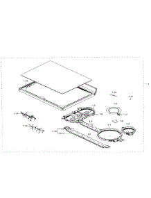 Cook Top parts for Samsung Range NE59J7850WG/AA-00 from AppliancePartsPros.com