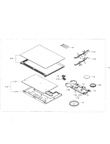 Cooktop Assy parts for Samsung Range NE58F9710WS/AA-02 from AppliancePartsPros.com