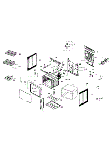 Main Assy parts for Samsung Range NE59J7650WS/AA-00 from AppliancePartsPros.com
