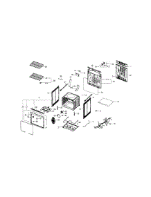 Main Assy parts for Samsung Range NE595R0ABWW/AA-01 from AppliancePartsPros.com