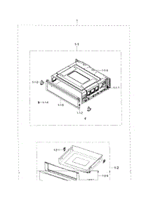 Drawer Assy parts for Samsung Range NE595R0ABWW/AA-01 from AppliancePartsPros.com
