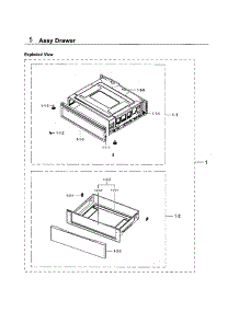 Drawer parts for Samsung Range NE59M4310SS/AA-00 from AppliancePartsPros.com