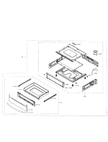 Drawer Assy parts for Samsung Range NE58H9970WS/AA-00 from AppliancePartsPros.com