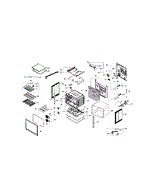 Main Assy parts for Samsung Range NE58F9710WS/AA-01 from AppliancePartsPros.com