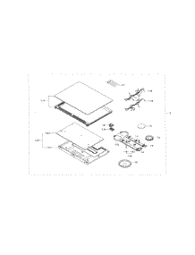 Cooktop parts for Samsung Range NE58F9710WS/AA-01 from AppliancePartsPros.com
