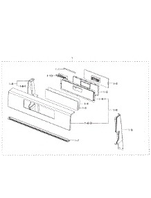 Control Box parts for Samsung Range NX58H5650WS/AA-00 from AppliancePartsPros.com