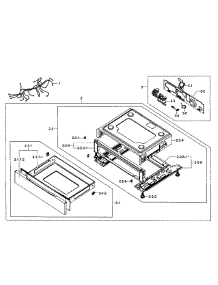 Drawer Assy parts for Samsung Range NX58F5500SS/AA-00 from AppliancePartsPros.com