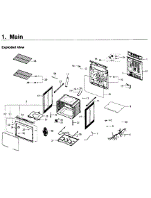 Main Asy parts for Samsung Range NE59J3420SS/AA-05 from AppliancePartsPros.com