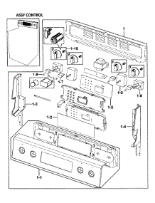 Control Panel parts for Samsung Range FTQ353IWUX/XAA-00 from AppliancePartsPros.com