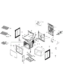 Main Section parts for Samsung Range NE59J7650WS/AA-03 from AppliancePartsPros.com