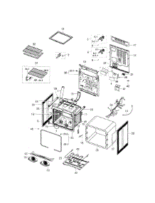 Main Assy parts for Samsung Range FE710DRS/XAA-03 from AppliancePartsPros.com