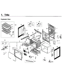 Main Assy parts for Samsung Range NE59M6850SS/AA-00 from AppliancePartsPros.com
