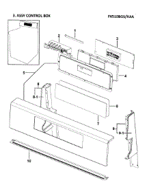 Control Box parts for Samsung Range FX510BGS/XAA-00 from AppliancePartsPros.com