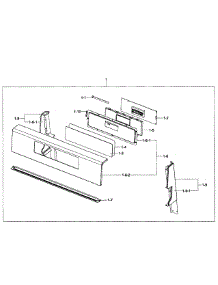 Control Panel parts for Samsung Range FX710BGS/XAA-02 from AppliancePartsPros.com