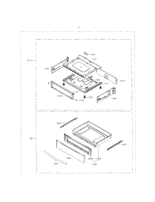 Drawer parts for Samsung Range NE597R0ABSR/AA-02 from AppliancePartsPros.com