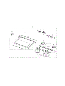 Cooktop parts for Samsung Range NE597R0ABSR/AA-02 from AppliancePartsPros.com