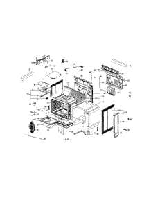 Main Assy parts for Samsung Range NX583G0VBWW/AA-01 from AppliancePartsPros.com