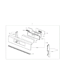 Control Box parts for Samsung Range NX58F5500SB/AA-00 from AppliancePartsPros.com