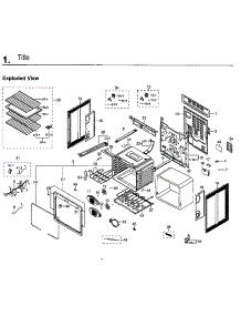 Main Assy parts for Samsung Range NE59M6850SG/AA-01 from AppliancePartsPros.com