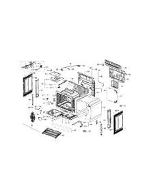 Main Assy parts for Samsung Range NX58H5650WS/AA-01 from AppliancePartsPros.com