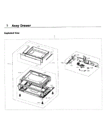 Drawer parts for Samsung Range NX58K9850SS/AA-00 from AppliancePartsPros.com