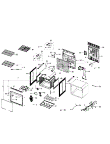 Main Assy parts for Samsung Range NE597N0PBSR/AA-02 from AppliancePartsPros.com