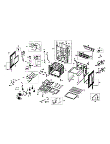 Main Assy parts for Samsung Range NX58M6850SS/AA-00 from AppliancePartsPros.com