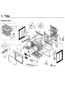 Main Assy parts for Samsung Range NE59M6850SG/AA-00 from AppliancePartsPros.com
