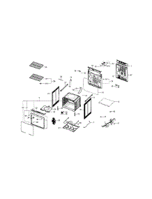 Main Asy parts for Samsung Range NE59J3420SB/AA-02 from AppliancePartsPros.com