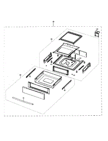 Drawer Assy parts for Samsung Range FE710DRS/XAA-01 from AppliancePartsPros.com