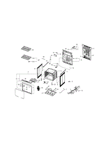 Main Assy parts for Samsung Range NE594R0ABSR/AA-01 from AppliancePartsPros.com
