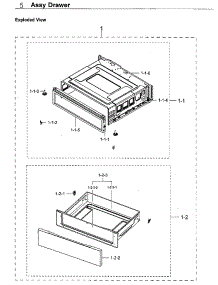 Drawer parts for Samsung Range NE59M4320SW/AA-00 from AppliancePartsPros.com