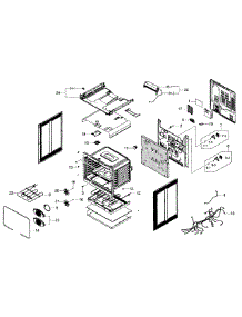 Main Assy parts for Samsung Range NE58F9500SS/AA-00 from AppliancePartsPros.com