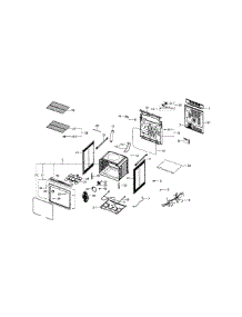Main Assy parts for Samsung Range NE595R0ABBB/AA-01 from AppliancePartsPros.com