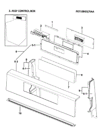 Control Box parts for Samsung Range FX710BGS/XAA-00 from AppliancePartsPros.com