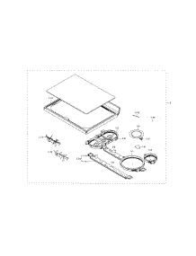 Cooktop Asy parts for Samsung Range NE59J7750WS/AA-00 from AppliancePartsPros.com