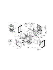 Main Assy parts for Samsung Range NE59J7750WS/AA-00 from AppliancePartsPros.com