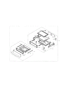 Drawer Assy parts for Samsung Range NE59J7750WS/AA-00 from AppliancePartsPros.com